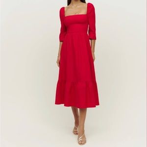 Reformation Cyprus dress red size 2